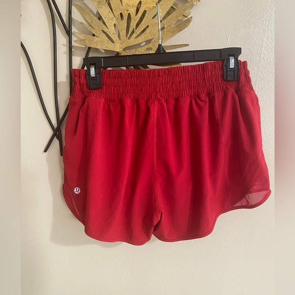 Lululemon Athletica Red Athletic Shorts - Picture 2 of 5
